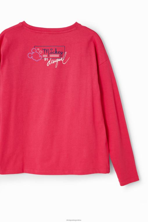 chica ropa 8H0V1716 camiseta mickey mouse corazon Desigual