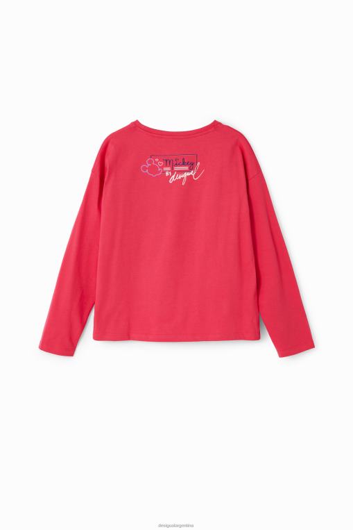chica ropa 8H0V1716 camiseta mickey mouse corazon Desigual