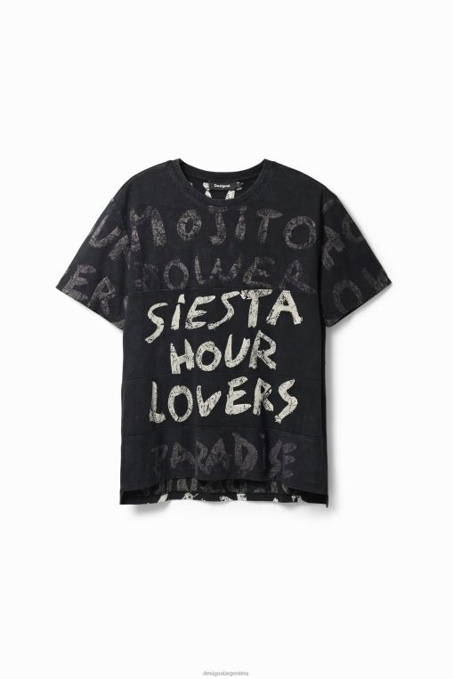 hombres ropa 8H0V1652 camiseta de manga corta con mojitos Desigual