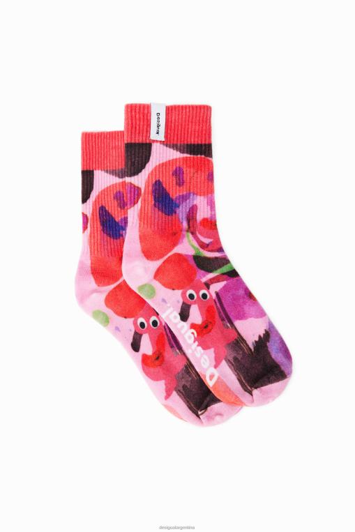 mujer accesorio 8H0V315 metro. labios de christian lacroix calcetines Desigual