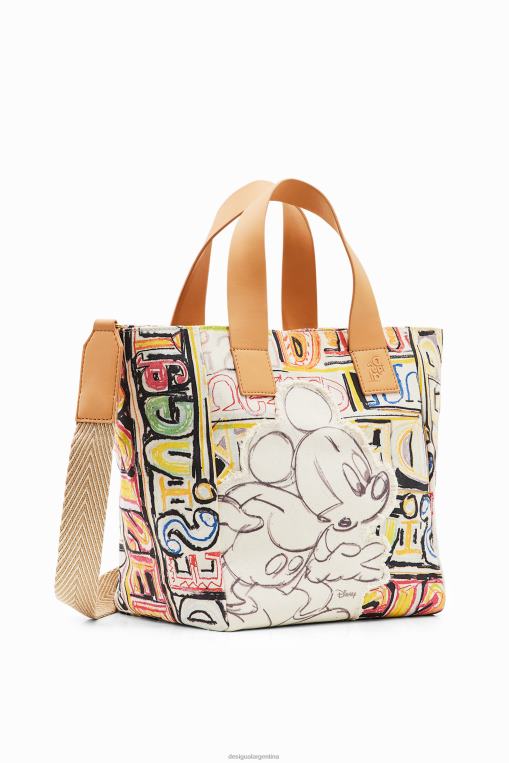 mujer accesorio 8H0V365 bolso tote mediano de mickey mouse de disney Desigual