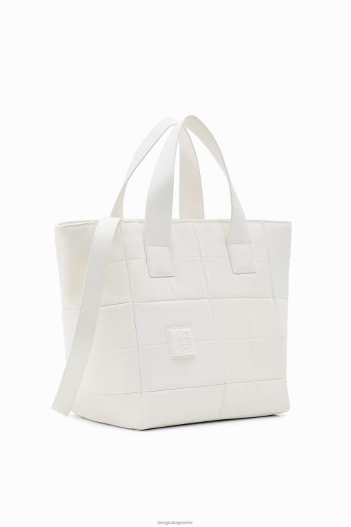 mujer accesorio 8H0V406 bolso tote mediano con patchwork Desigual