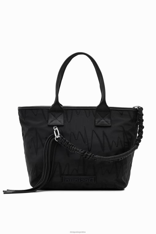 mujer accesorio 8H0V598 bolso tote grande bordado Desigual
