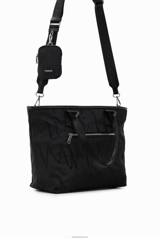 mujer accesorio 8H0V598 bolso tote grande bordado Desigual