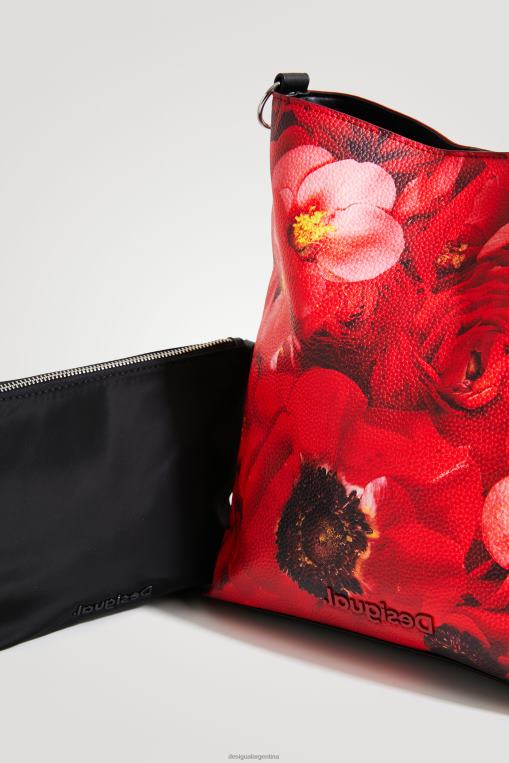 mujer accesorio 8H0V1204 bolso saco amapolas Desigual