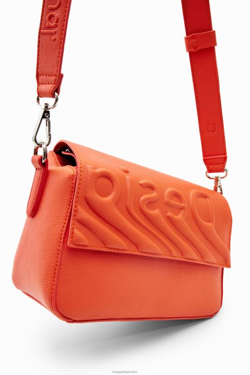 mujer accesorio 8H0V1321 bolso pequeño con logo en relieve Desigual