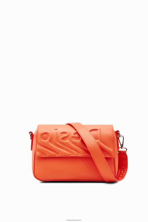 mujer accesorio 8H0V1321 bolso pequeño con logo en relieve Desigual