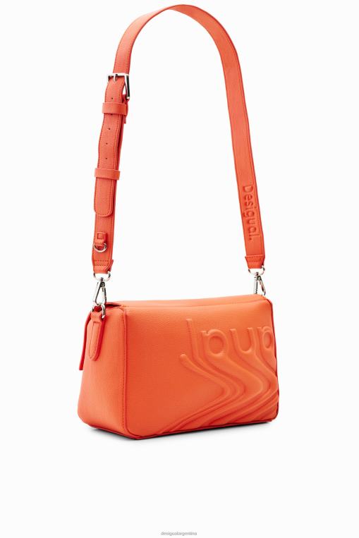 mujer accesorio 8H0V1321 bolso pequeño con logo en relieve Desigual