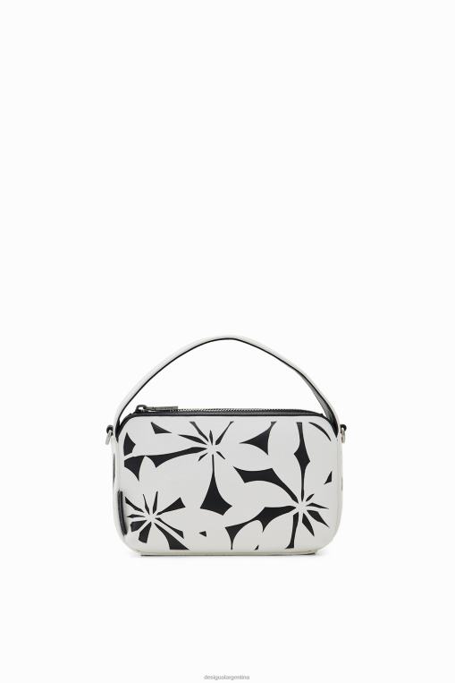 mujer accesorio 8H0V1341 bolso mini con flores troqueladas Desigual