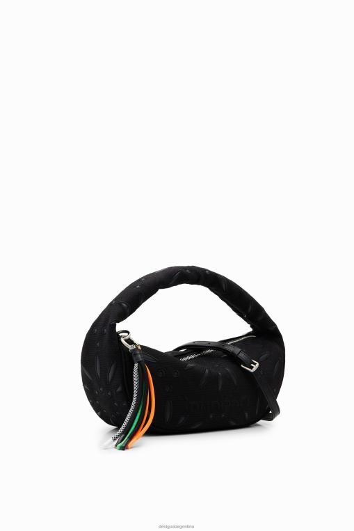 mujer accesorio 8H0V1343 bolso pequeño con bordado suizo Desigual