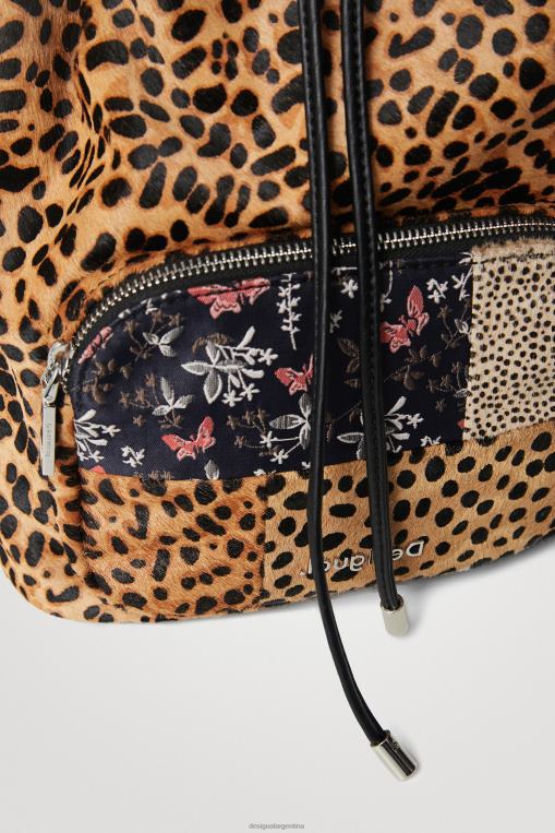 mujer accesorio 8H0V1393 bolso saco animal print Desigual