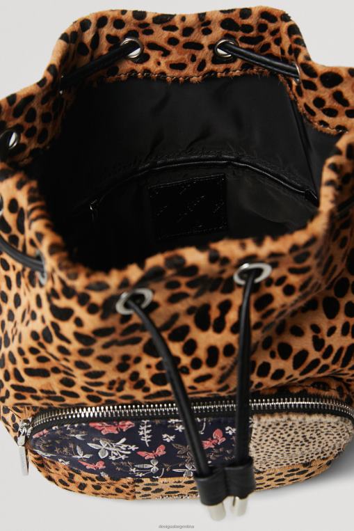 mujer accesorio 8H0V1393 bolso saco animal print Desigual