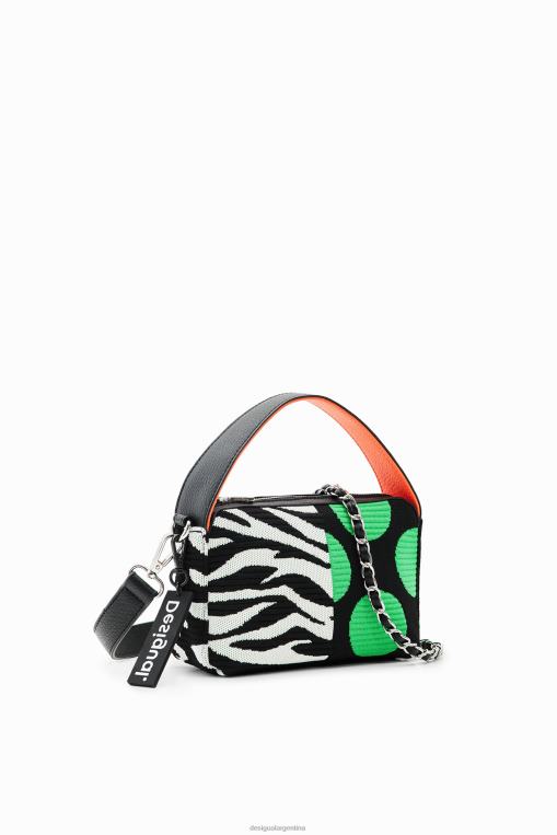 mujer accesorio 8H0V441 mini bolso de punto Desigual
