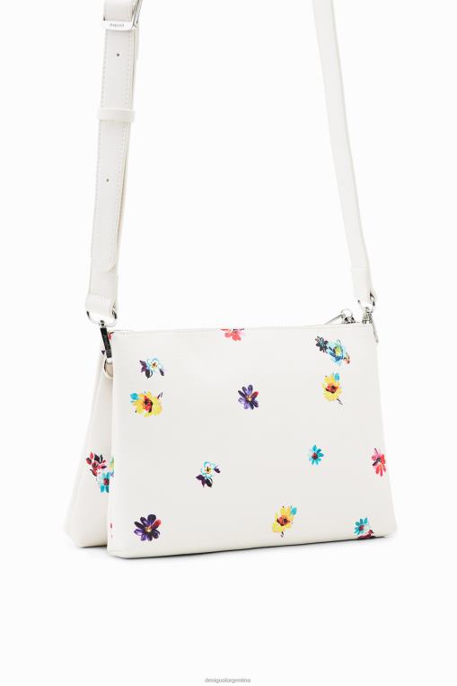 mujer accesorio 8H0V1214 bandolera pequeña con flores Desigual