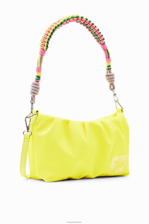 mujer accesorio 8H0V730 bolso bandolera mediano con correa de trekking Desigual