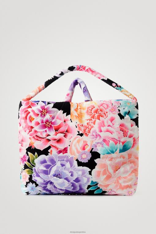 mujer accesorio 8H0V378 bolso oversize con estampado floral Desigual