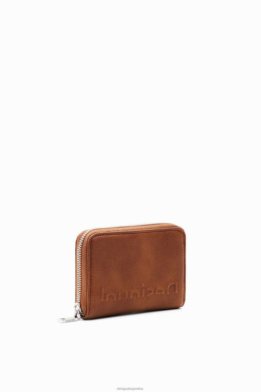 mujer accesorio 8H0V1344 cartera pequeña con medio logo Desigual