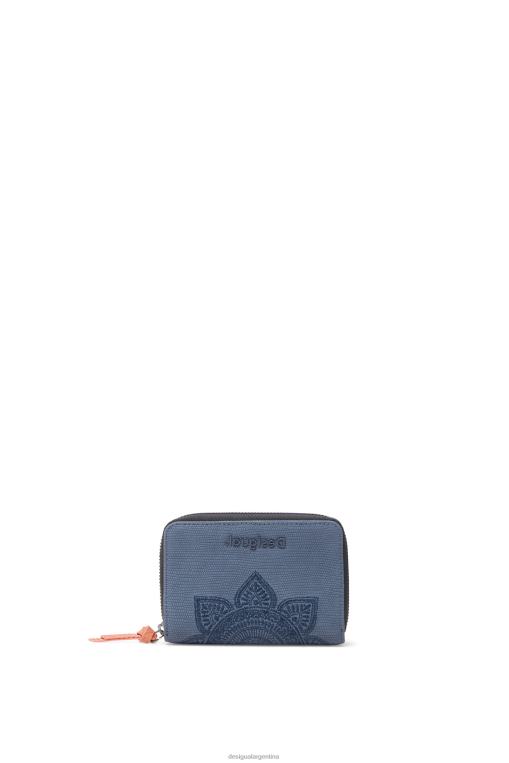 mujer accesorio 8H0V1404 monedero con efecto de piel de reptil Desigual
