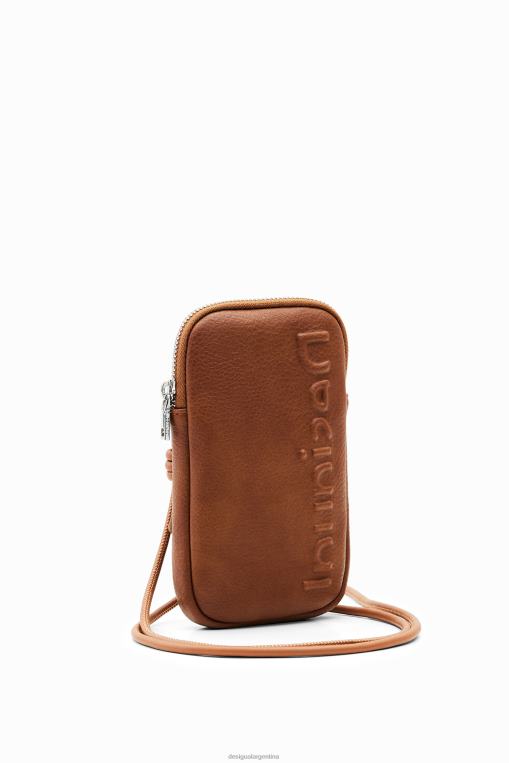 mujer accesorio 8H0V144 cartera con efecto de piel y soporte para smartphone Desigual