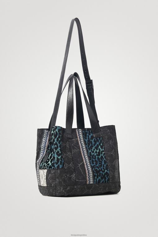 mujer accesorio 8H0V1384 bolsa de compras reptil Desigual