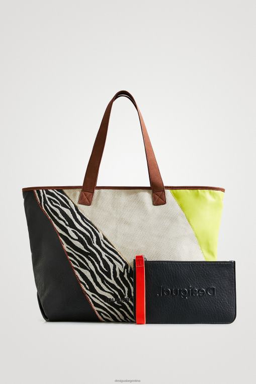 mujer accesorio 8H0V1398 bolso shopper xl patchwork Desigual