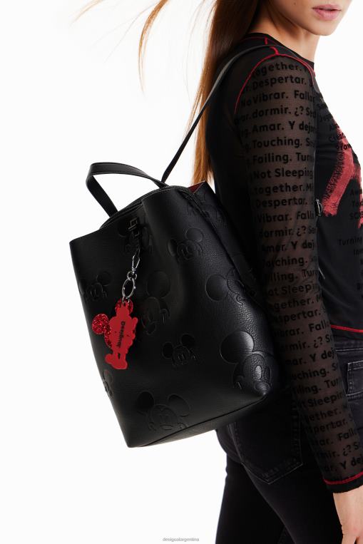 mujer accesorio 8H0V1177 mochila mickey mouse de disney Desigual