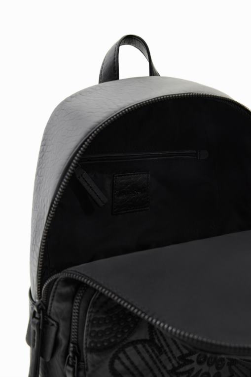 mujer accesorio 8H0V1282 mochila pequeña bordada Desigual