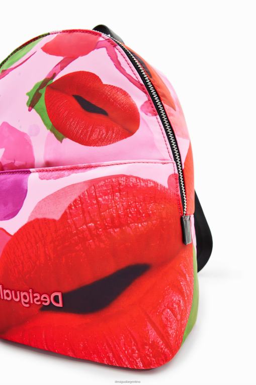 mujer accesorio 8H0V697 metro. mochila labios pequeños de christian lacroix Desigual