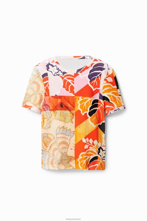 mujer ropa 8H0V1029 metro. camiseta de canalé de christian lacroix Desigual