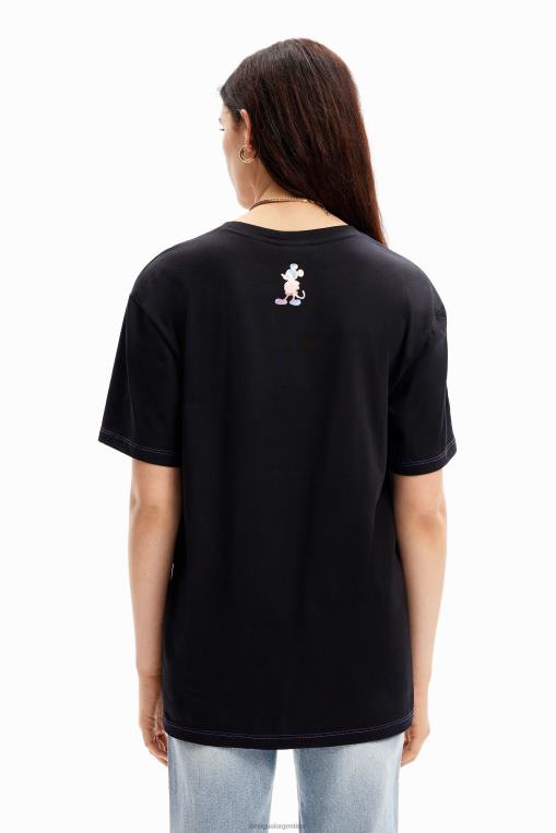 mujer ropa 8H0V79 camiseta oversize de mickey mouse Desigual