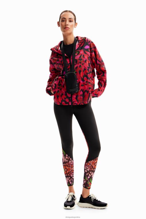 mujer ropa 8H0V235 chaqueta deportiva corta con mariposas Desigual
