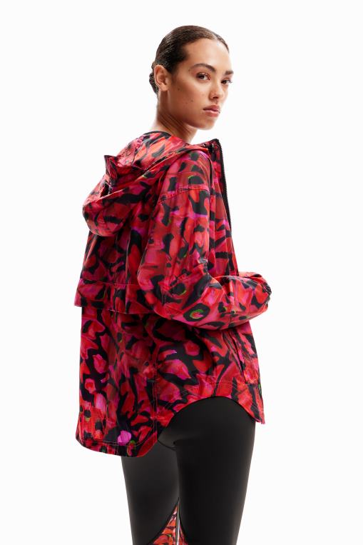 mujer ropa 8H0V235 chaqueta deportiva corta con mariposas Desigual