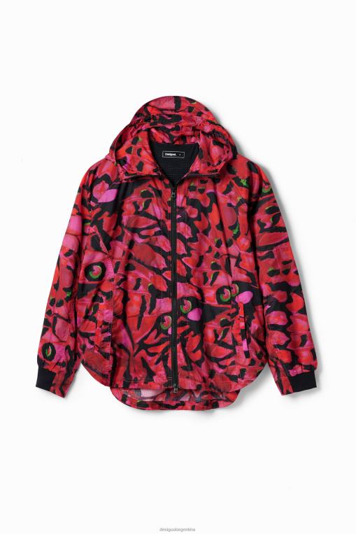 mujer ropa 8H0V235 chaqueta deportiva corta con mariposas Desigual