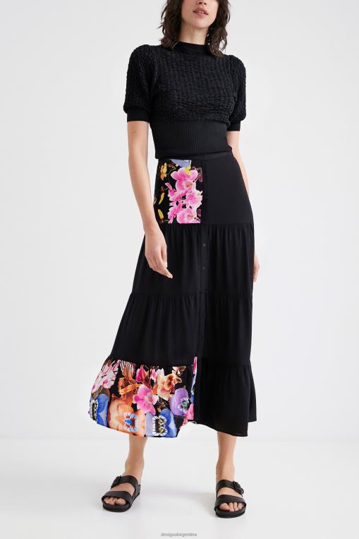 mujer ropa 8H0V1111 metro. falda larga de christian lacroix Desigual
