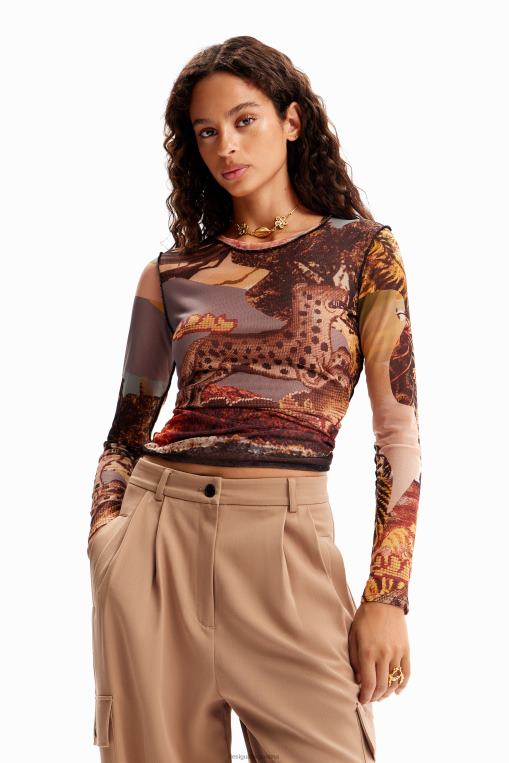 mujer ropa 8H0V62 metro. pantalones de vestir christian lacroix Desigual