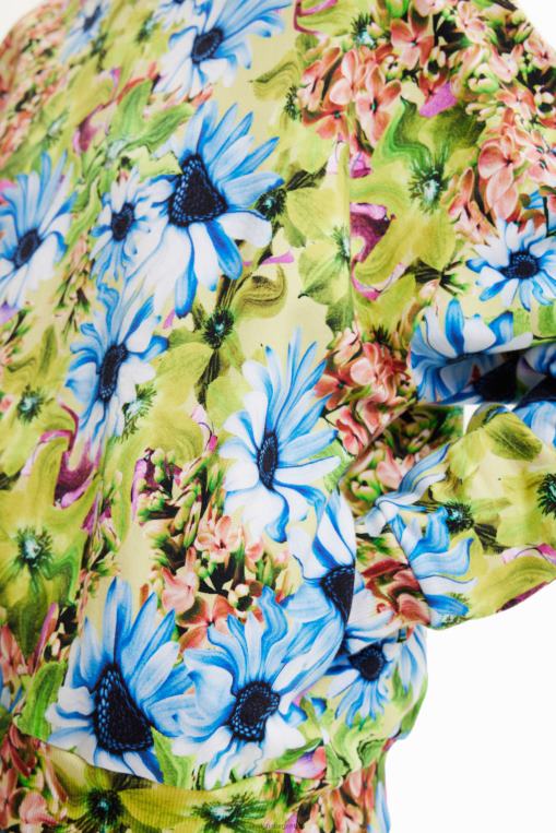 mujer ropa 8H0V342 sudadera oversize con estampado floral Desigual