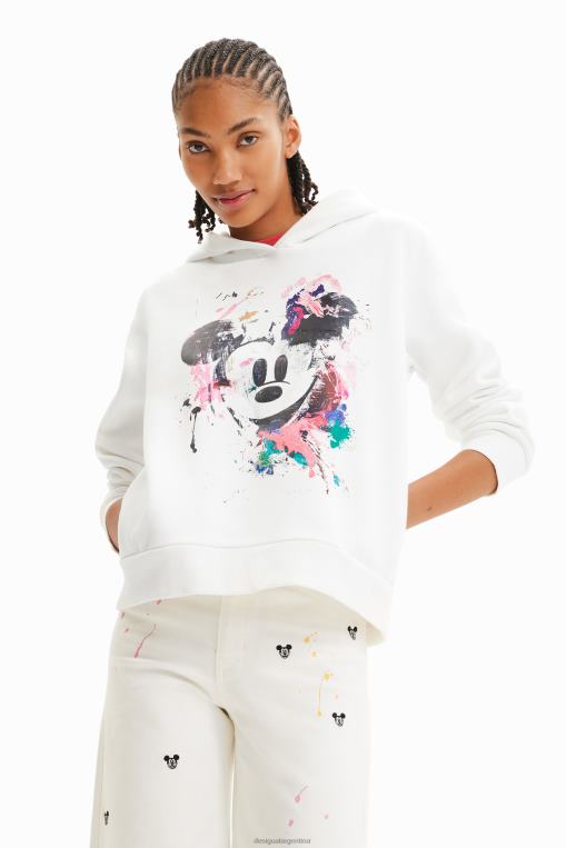mujer ropa 8H0V391 sudadera con salpicaduras de mickey mouse de disney Desigual