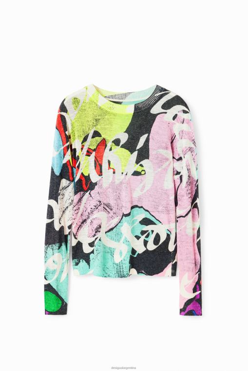 mujer ropa 8H0V102 metro. jersey multicolor de christian lacroix Desigual