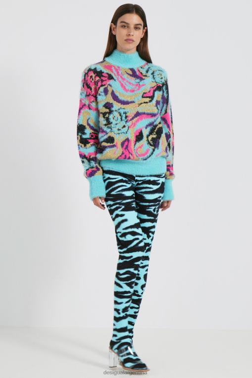 mujer ropa 8H0V1117 suéter de punto con cuello vuelto Desigual