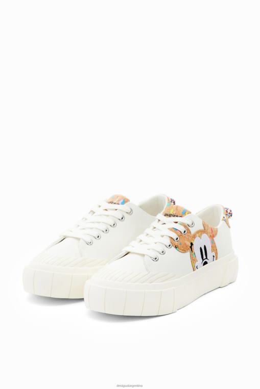 mujer calzado 8H0V1020 zapatillas con plataforma mickey mouse de disney Desigual