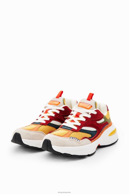 mujer calzado 8H0V1487 zapatillas deportivas con patchwork Desigual