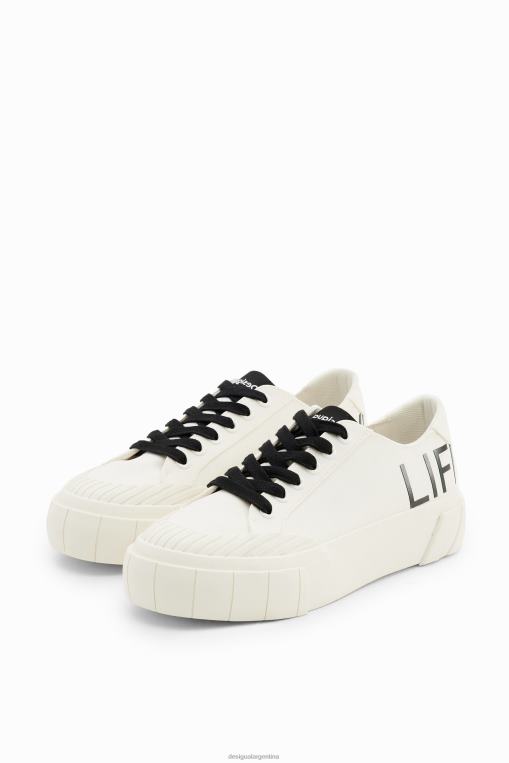 mujer calzado 8H0V849 zapatillas con plataforma life is awesome Desigual