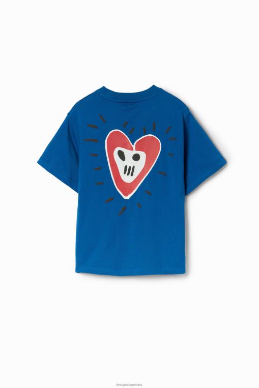 chico ropa 8H0V1725 camiseta arty corazón Desigual