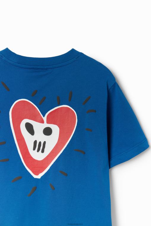 chico ropa 8H0V1725 camiseta arty corazón Desigual