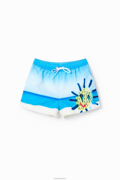 chico ropa 8H0V1830 pantalones cortos de playa Desigual